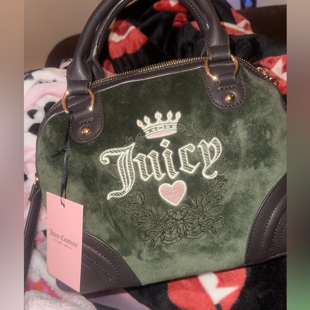 Green juicy couture bowling bag